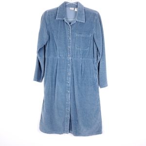 L.L. Bean Corduroy Snap front Dress 8R